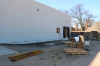 A photo of a shipping dock